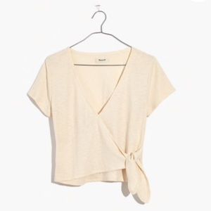 Madewell Wrap Tie Top